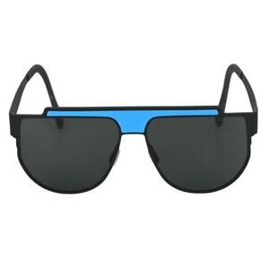 Blackfin Malibu Light Blue Highlighter 30 Oversized Black Titanium Sunglasses